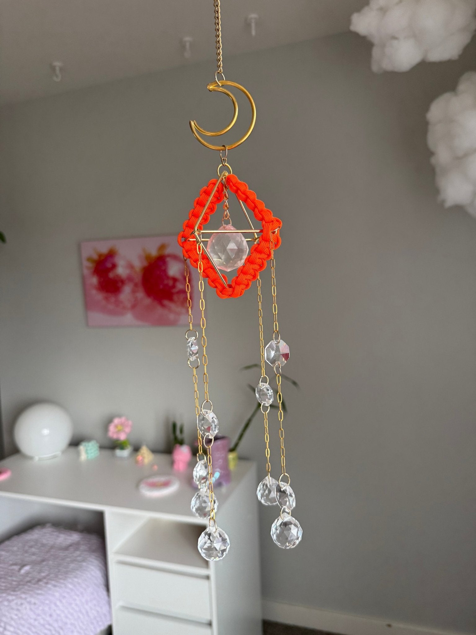 Orange Sun Catcher - catchandreflect